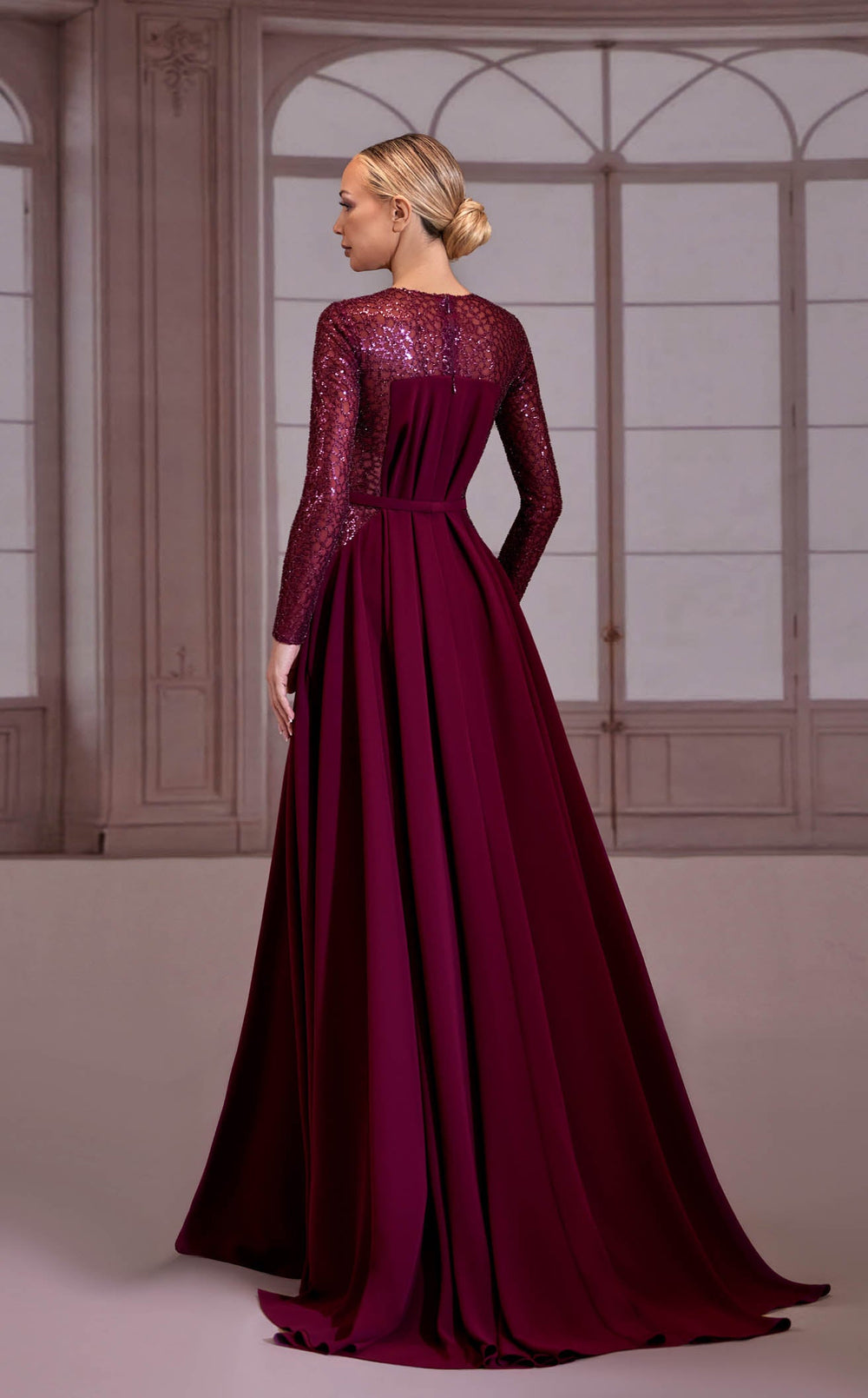 Exquisite Reverie Couture FW285 Dress detail view - VOLAKK