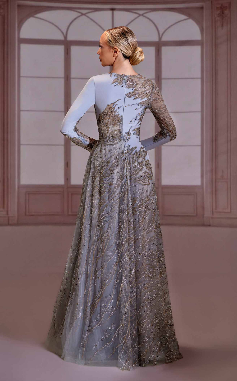 Exquisite Reverie Couture FW291 Dress detail view - VOLAKK