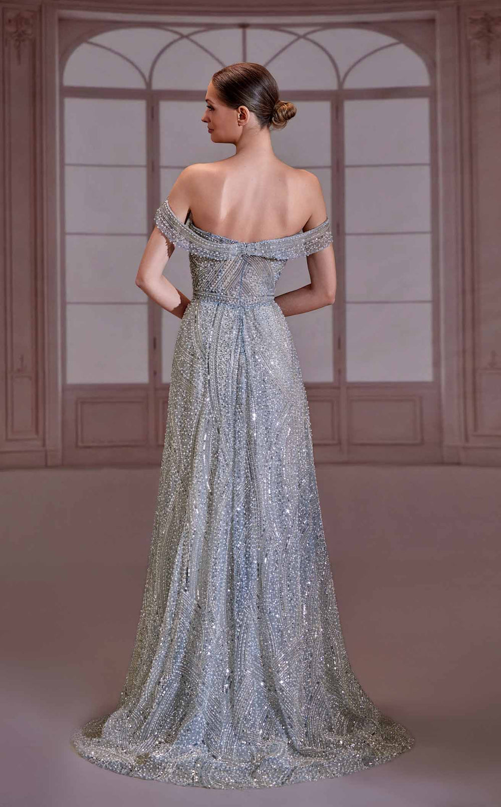 Exquisite Reverie Couture FW292 Dress detail view - VOLAKK