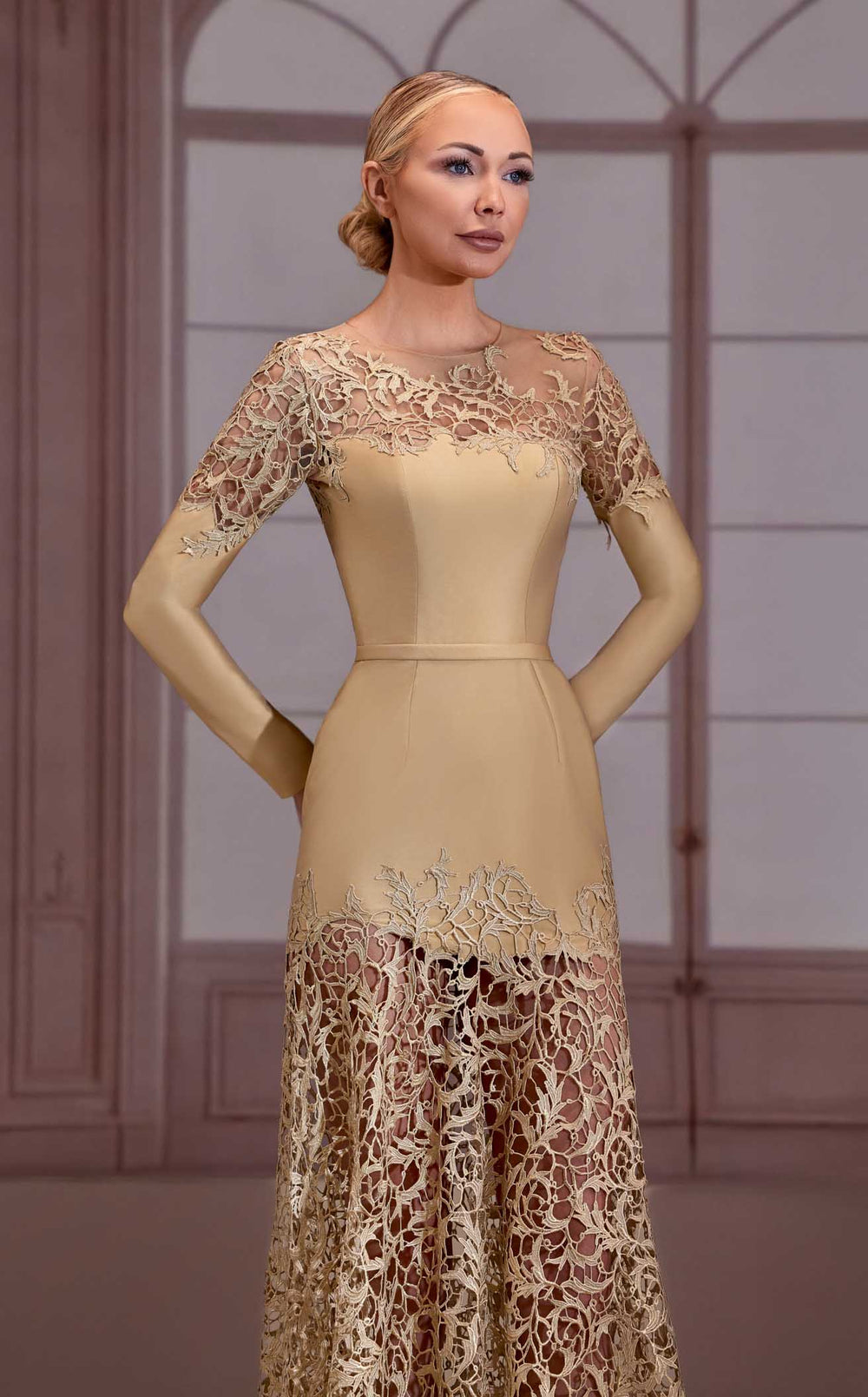 Reverie Couture FW296 Dress details - VOLAKK