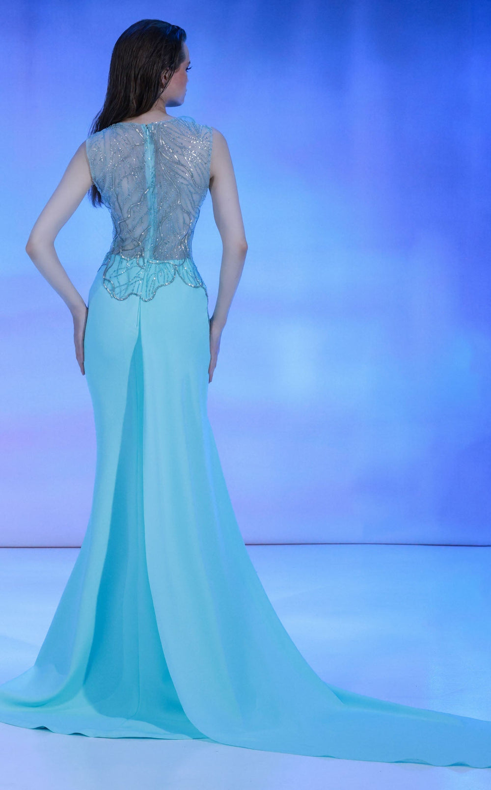 Exquisite Reverie Couture SS164 Dress detail view - VOLAKK