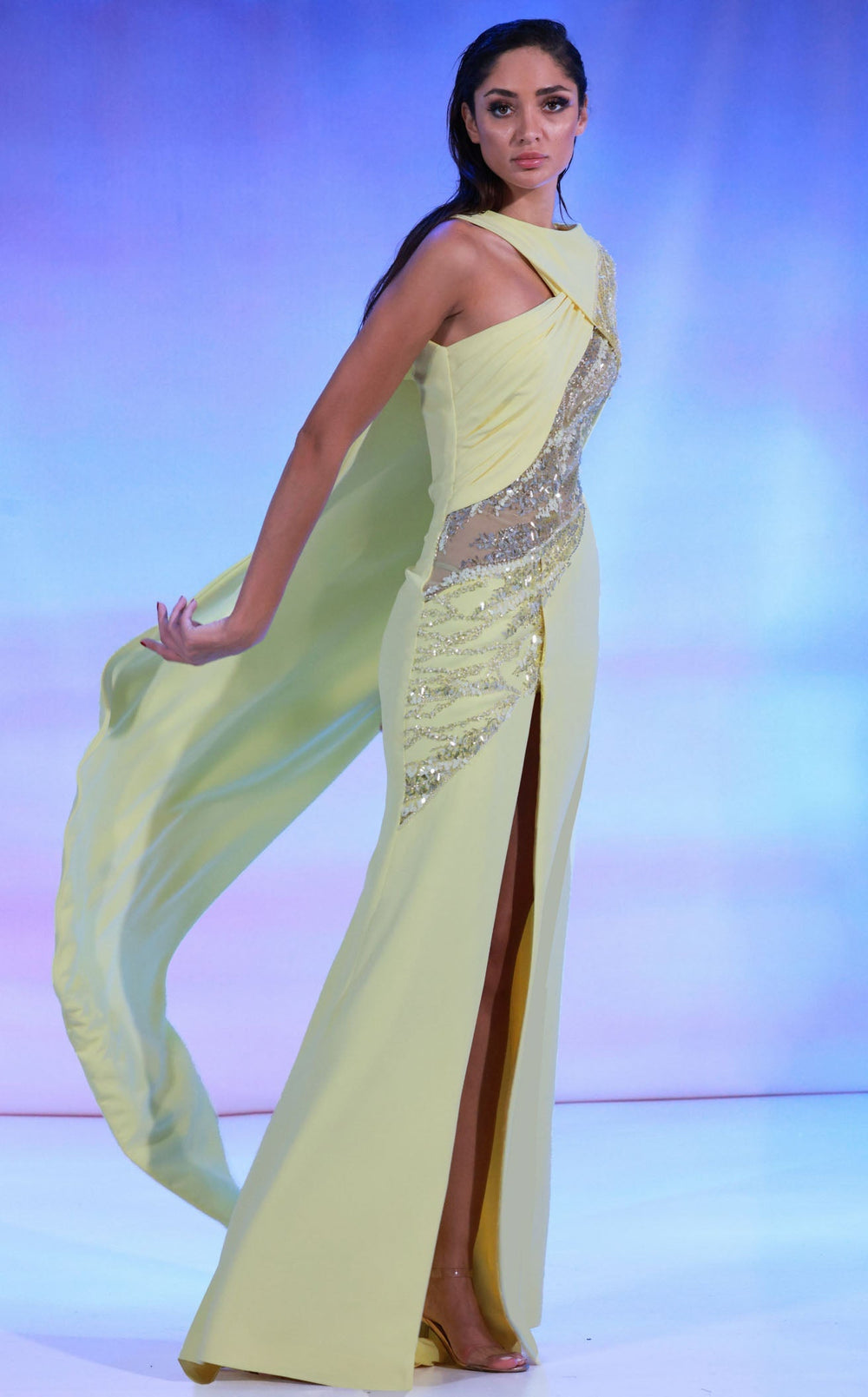 Exquisite Reverie Couture SS166 Dress detail view - VOLAKK