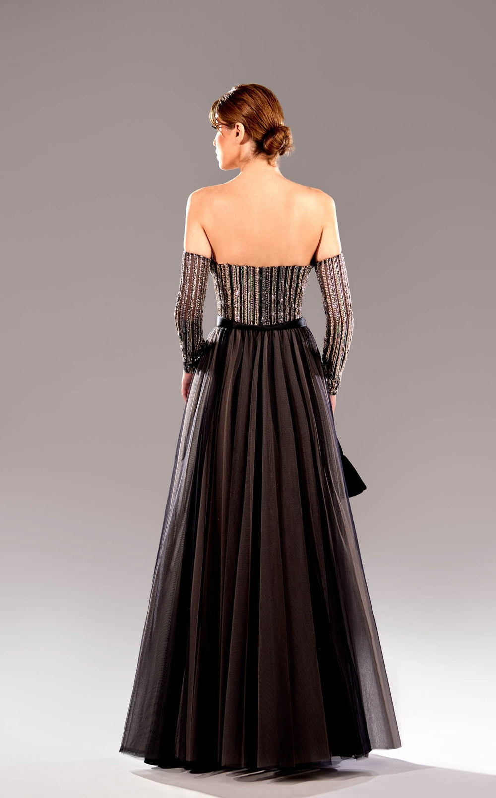 Exquisite Reverie Couture SS24107 Dress detail view - VOLAKK