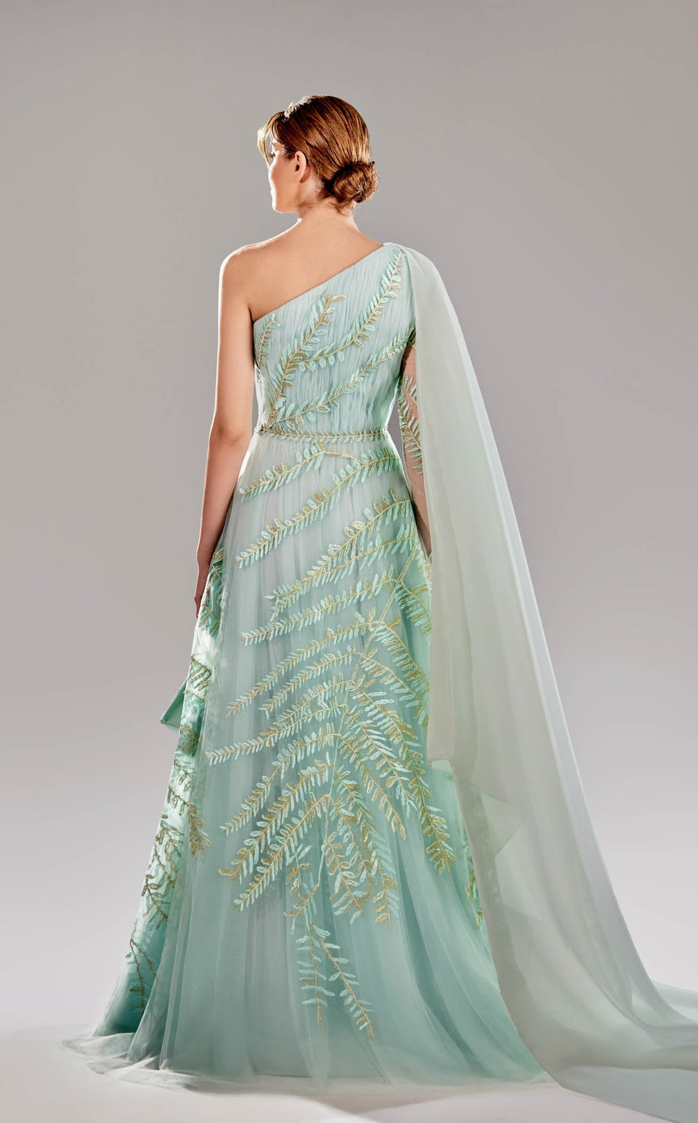 Exquisite Reverie Couture SS2485 Dress detail view - VOLAKK