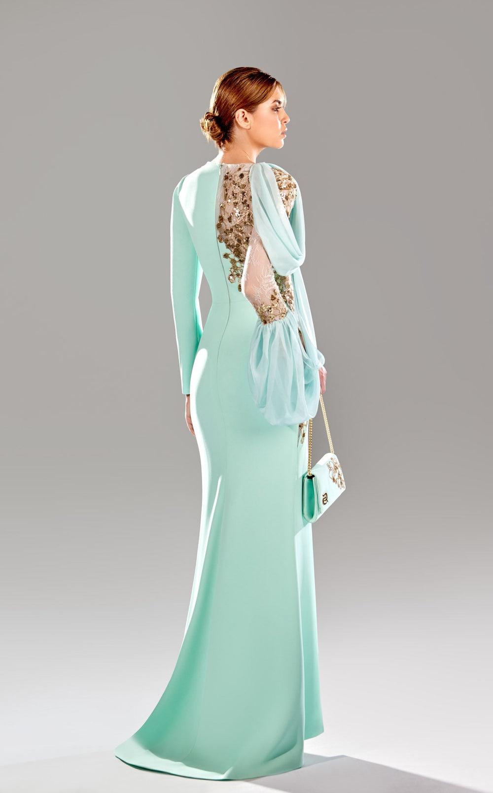 Exquisite Reverie Couture SS2486 Dress detail view - VOLAKK