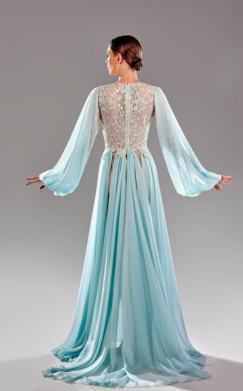 Exquisite Reverie Couture SS2489 Dress detail view - VOLAKK