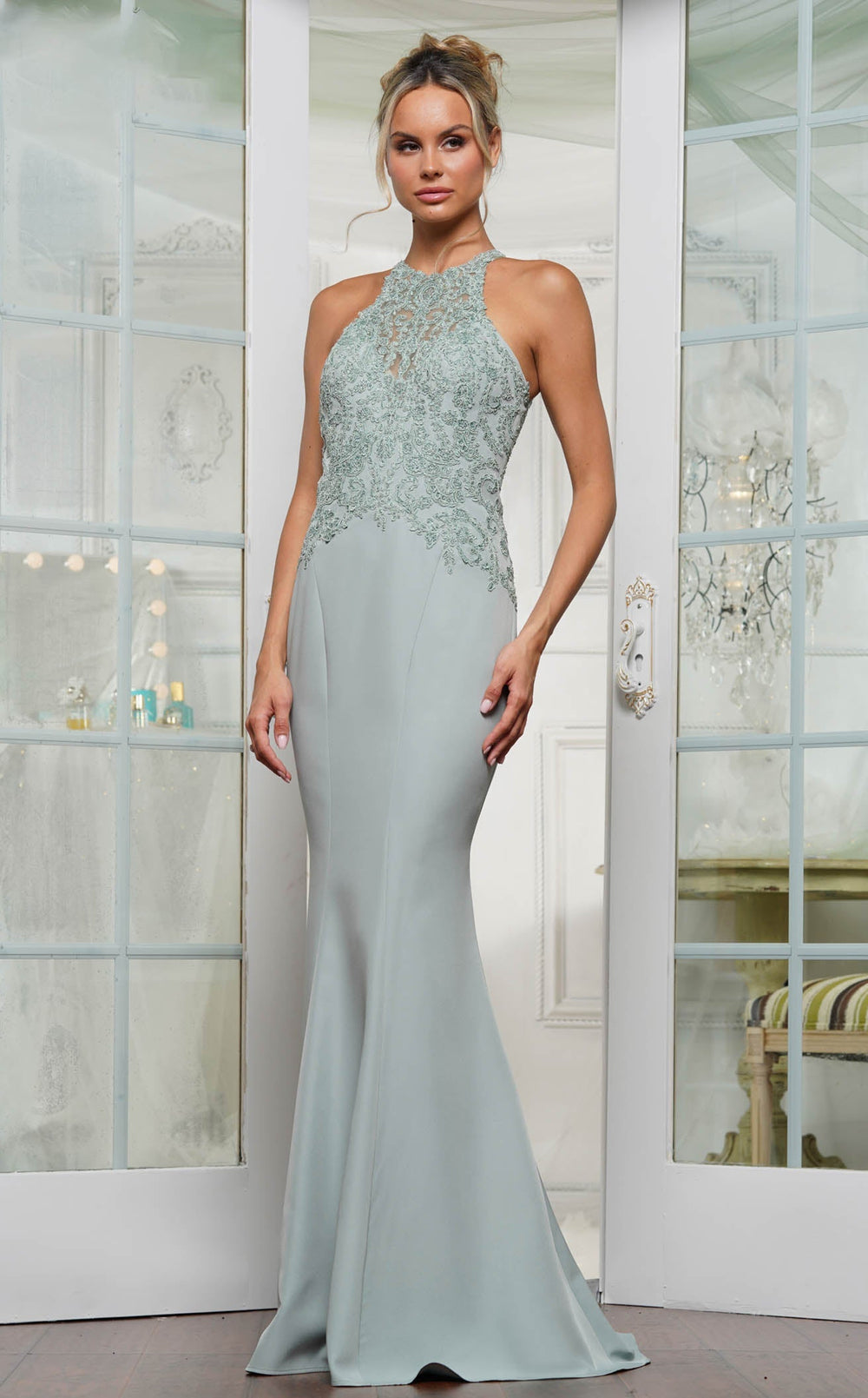 Exquisite Rina Di Montella RD3243 Dress detail view - VOLAKK