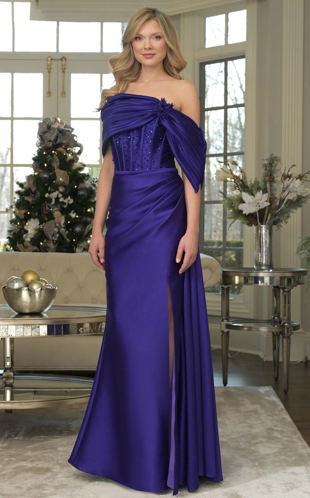 Exquisite Rina Di Montella RD3309 Dress detail view - VOLAKK