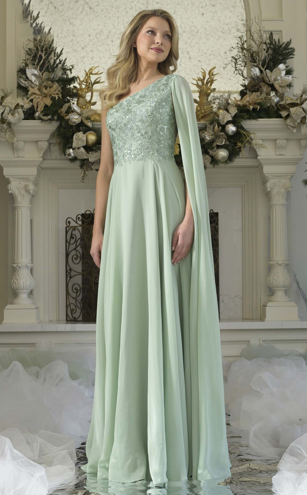 Exquisite Rina Di Montella RD3354 Dress detail view - VOLAKK