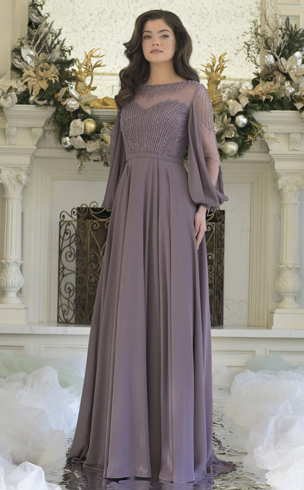 Exquisite Rina Di Montella RD3374 Dress detail view - VOLAKK