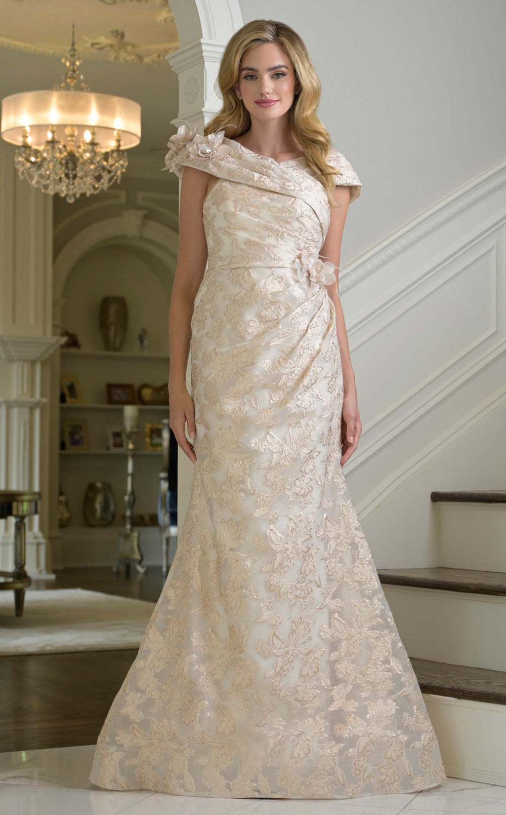 Exquisite Rina Di Montella RD3428 Dress detail view - VOLAKK