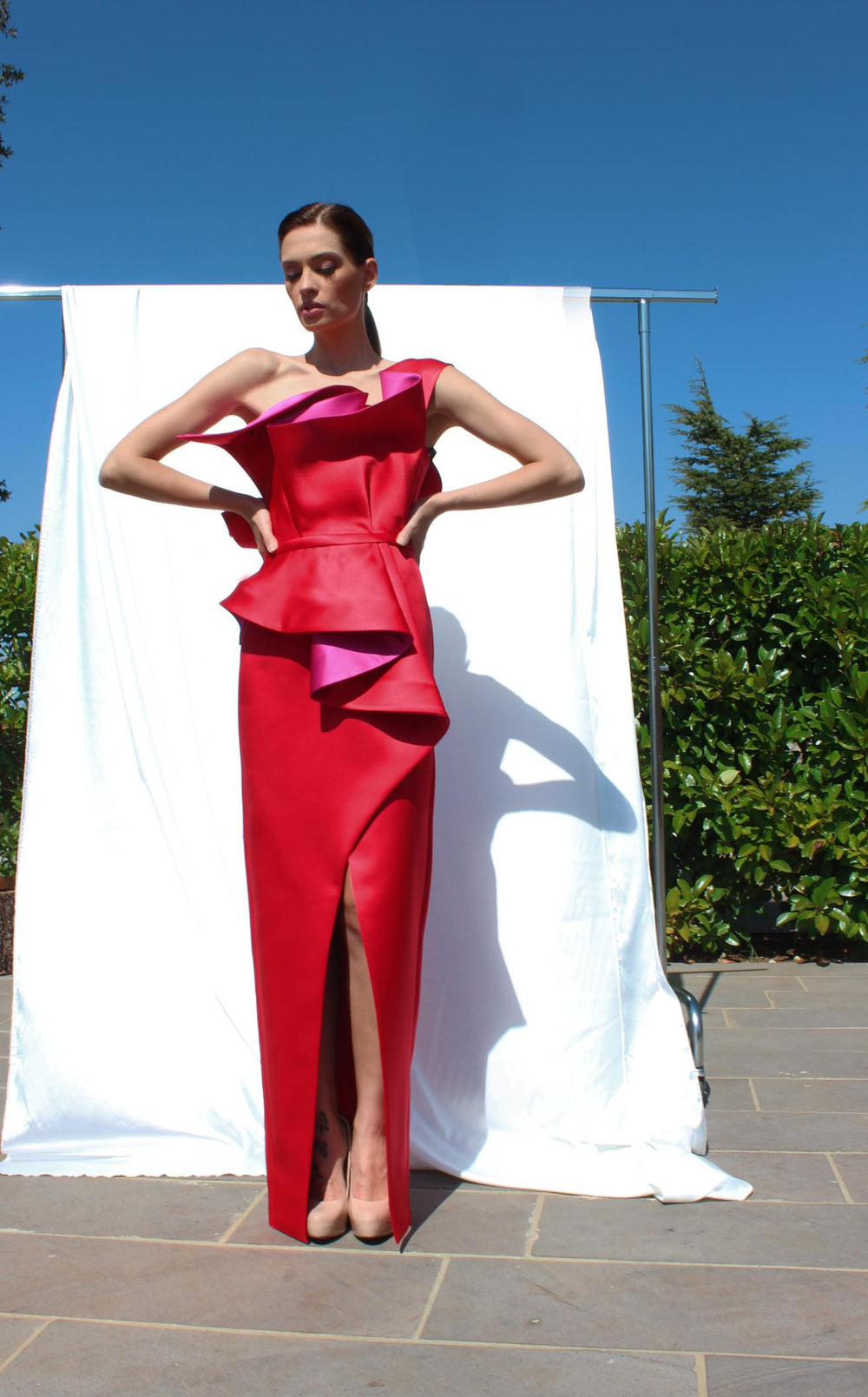 Edward Arsouni Couture SS587 Dress details - VOLAKK
