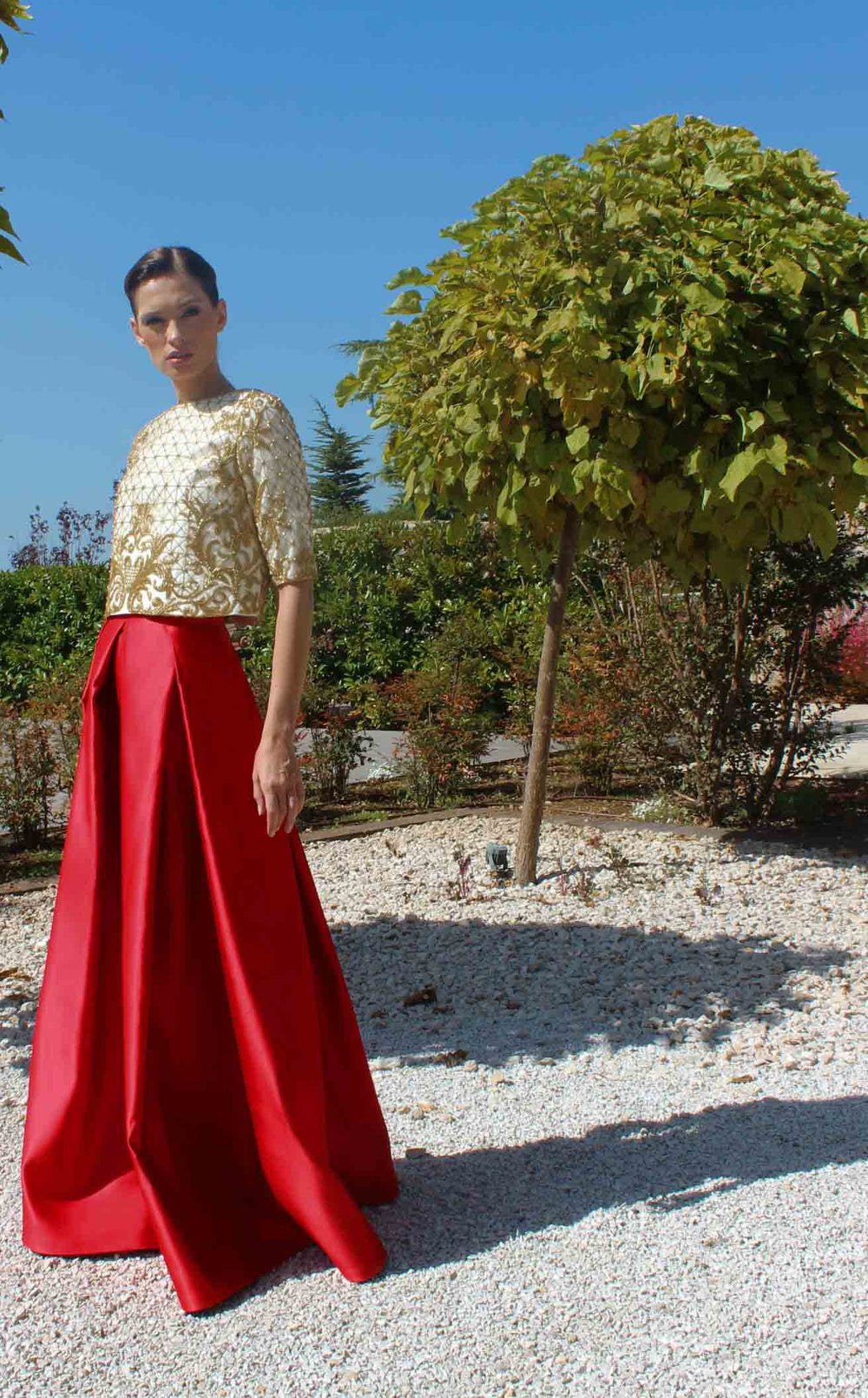 Edward Arsouni Couture SS597 Dress details - VOLAKK
