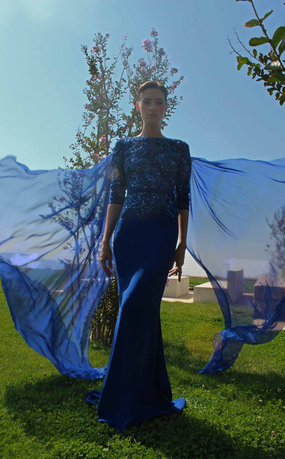 Edward Arsouni Couture SS604 Dress details - VOLAKK