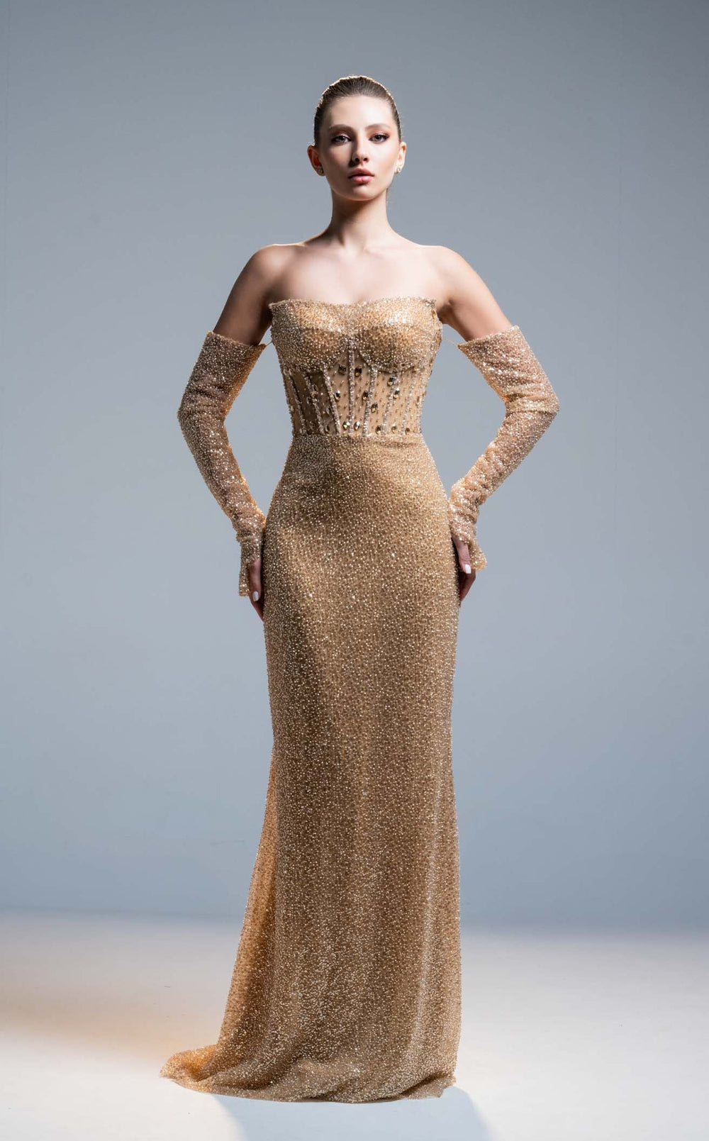 Sara Safa SS25002 Dress details - VOLAKK