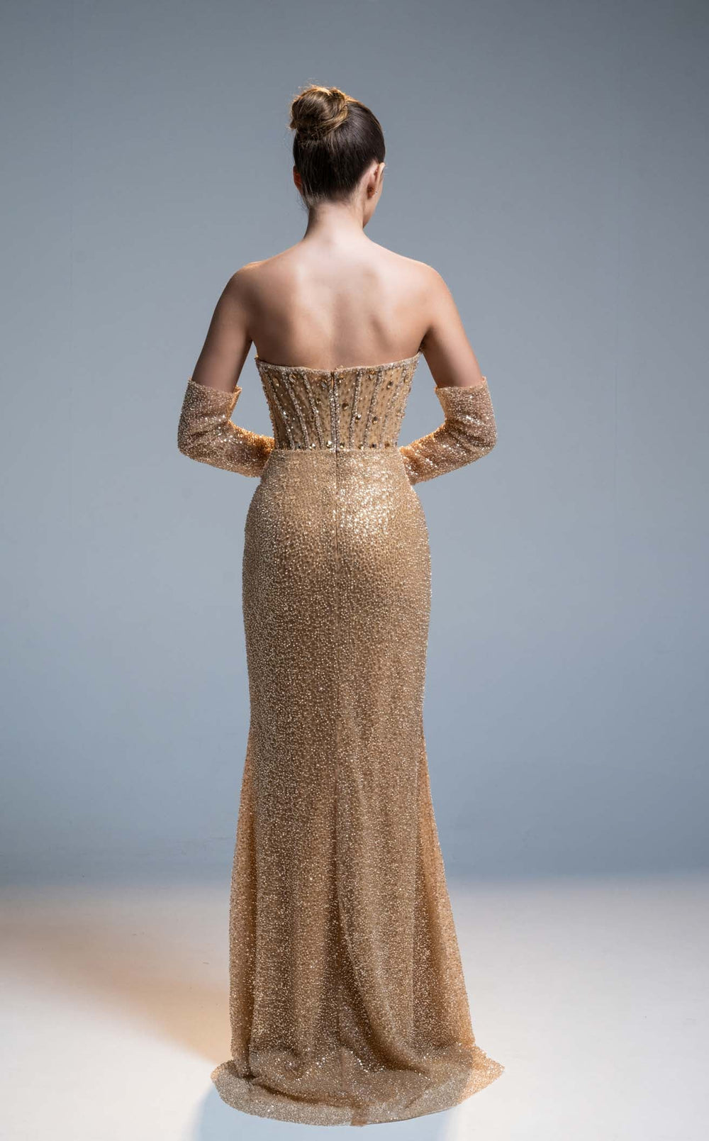 Exquisite Sara Safa SS25002 Dress detail view - VOLAKK