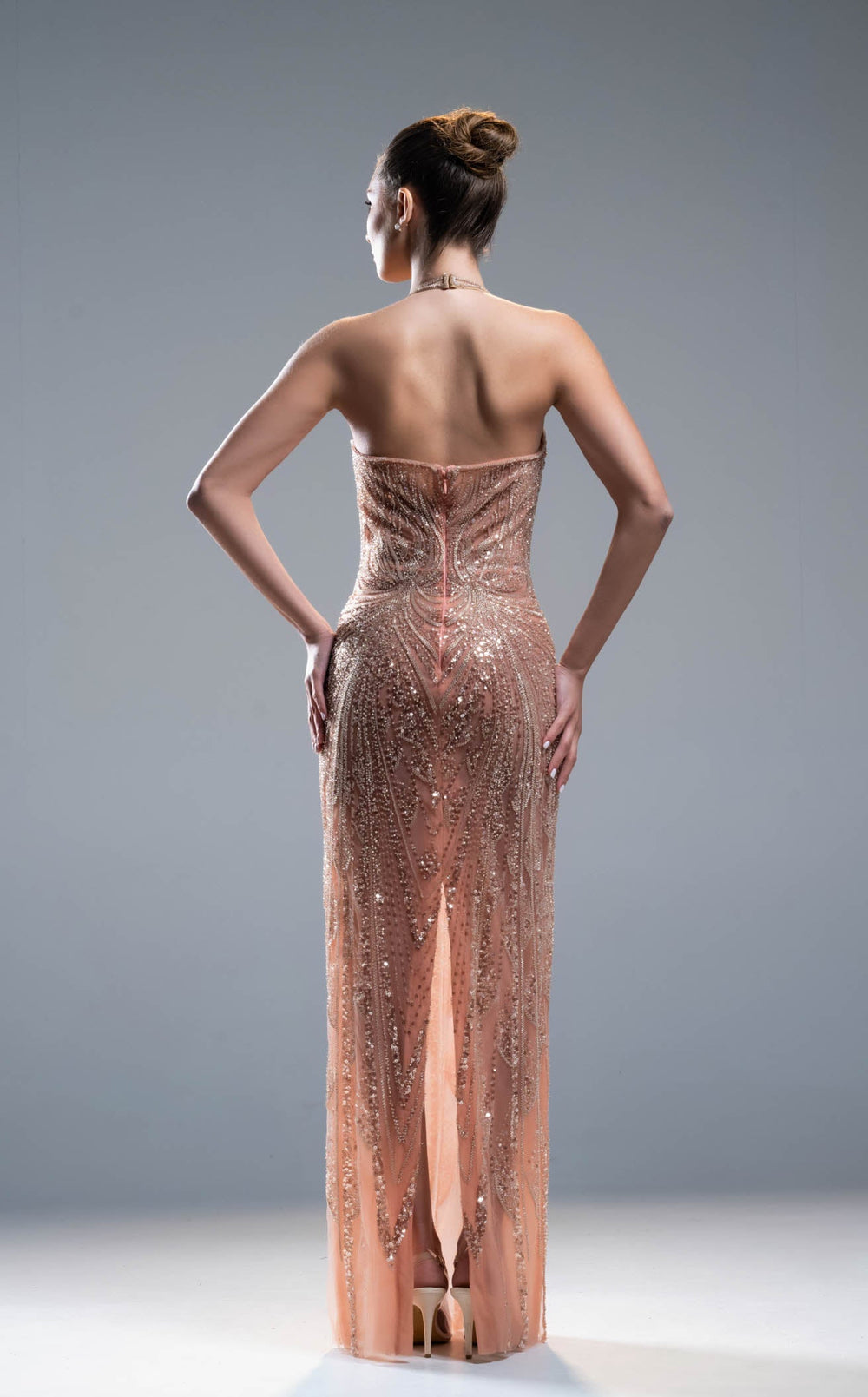 Exquisite Sara Safa SS25017 Dress detail view - VOLAKK