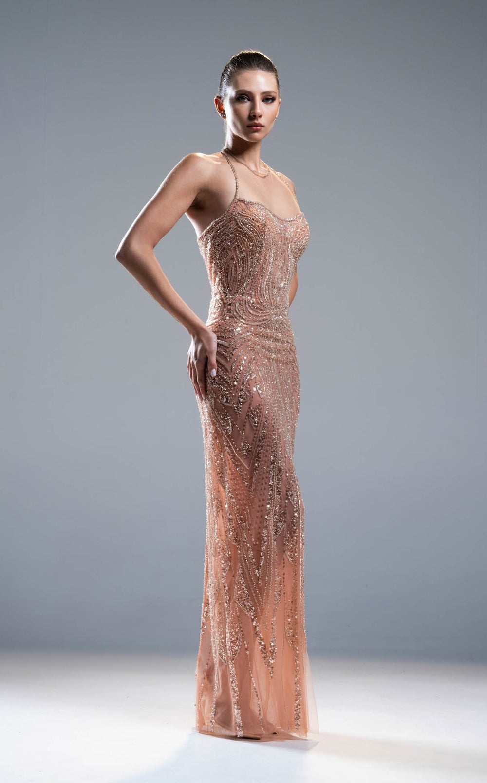 Sara Safa SS25017 Dress details - VOLAKK