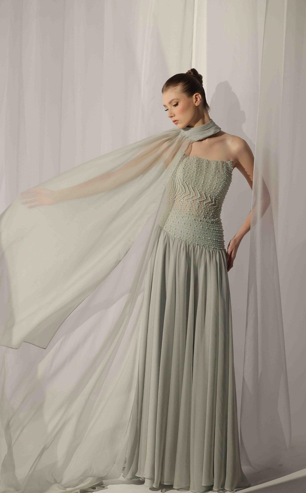 Sara Safa SS26001 Dress details - VOLAKK
