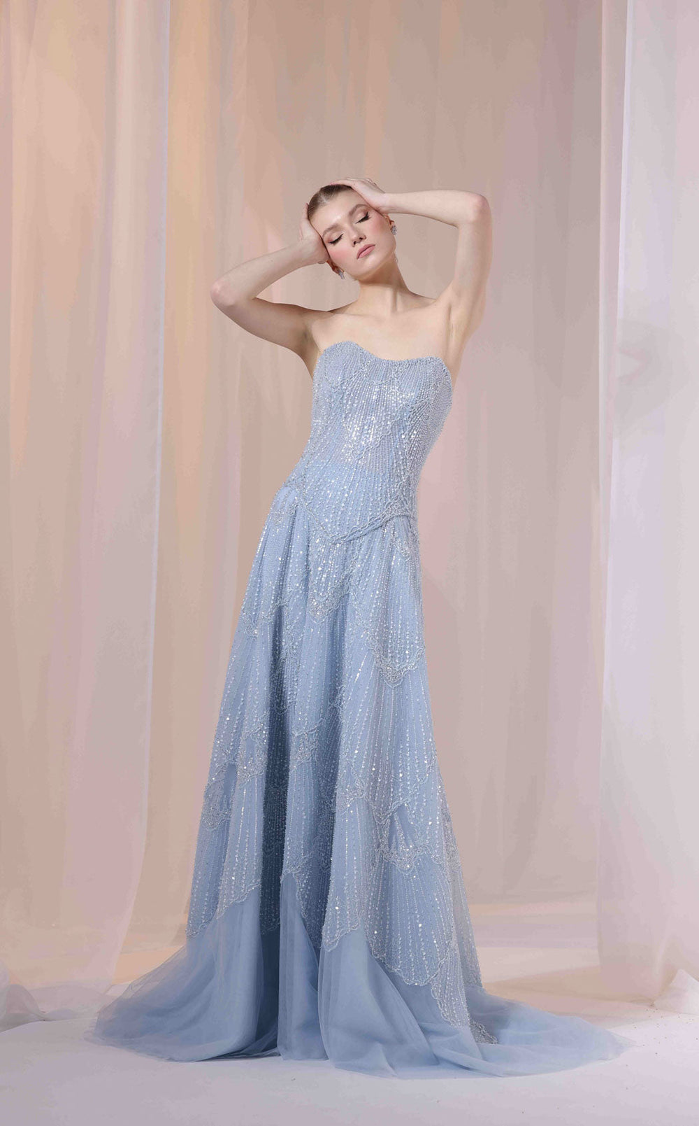 Exquisite Sara Safa SS26009 Dress detail view - VOLAKK