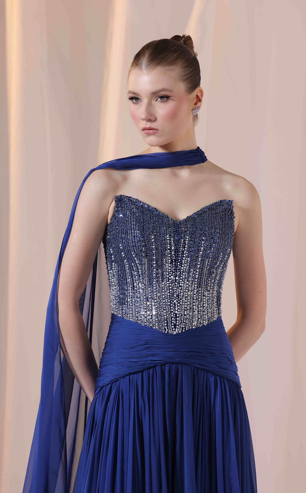 Exquisite Sara Safa SS26013 Dress detail view - VOLAKK