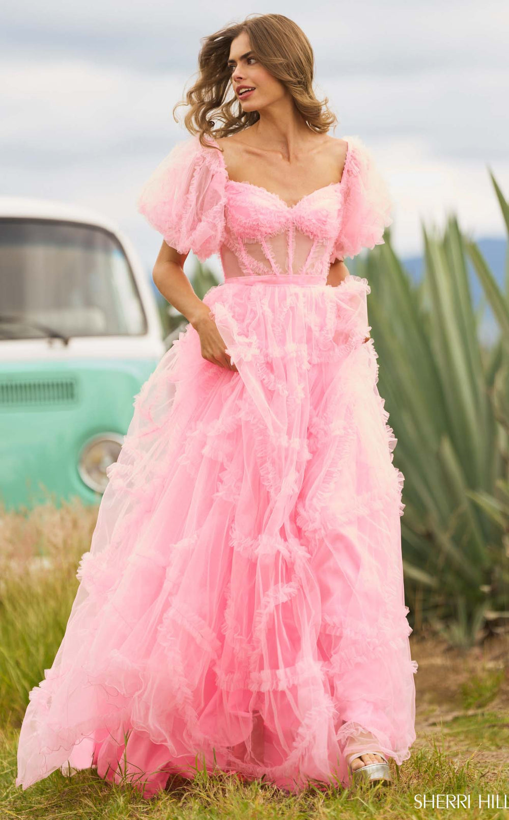 Exquisite Sherri Hill 55558 Dress detail view - VOLAKK