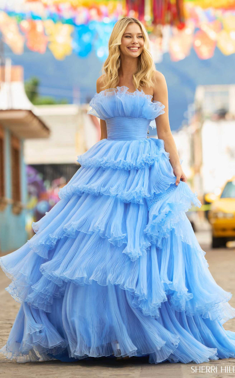Exquisite Sherri Hill 55594 Dress detail view - VOLAKK
