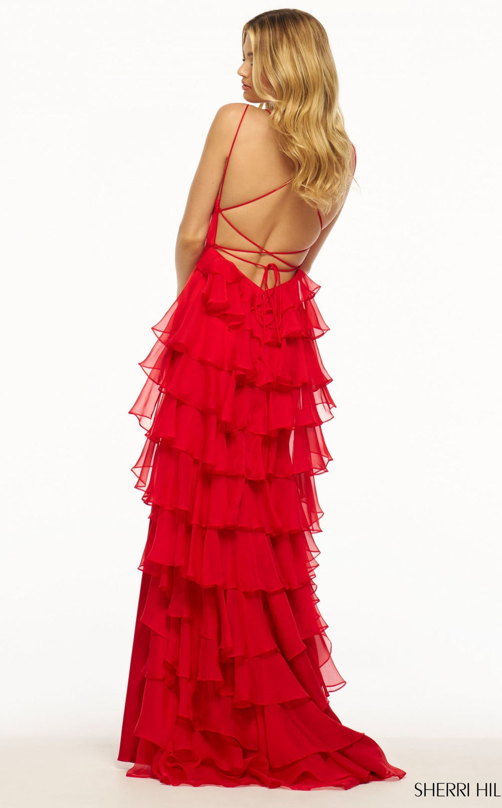 Exquisite Sherri Hill 56078 Dress detail view - VOLAKK