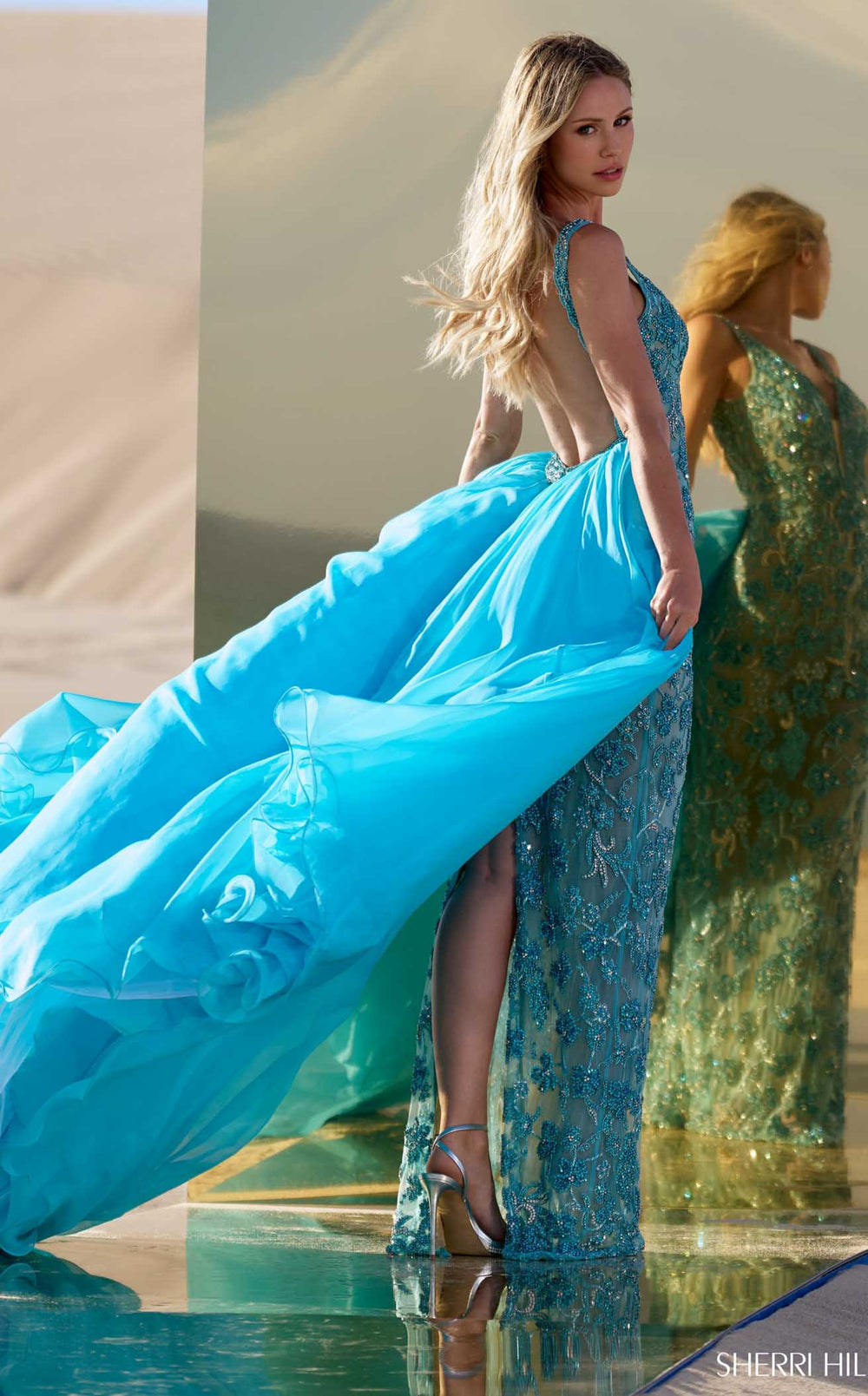 Exquisite Sherri Hill 56390 Dress detail view - VOLAKK