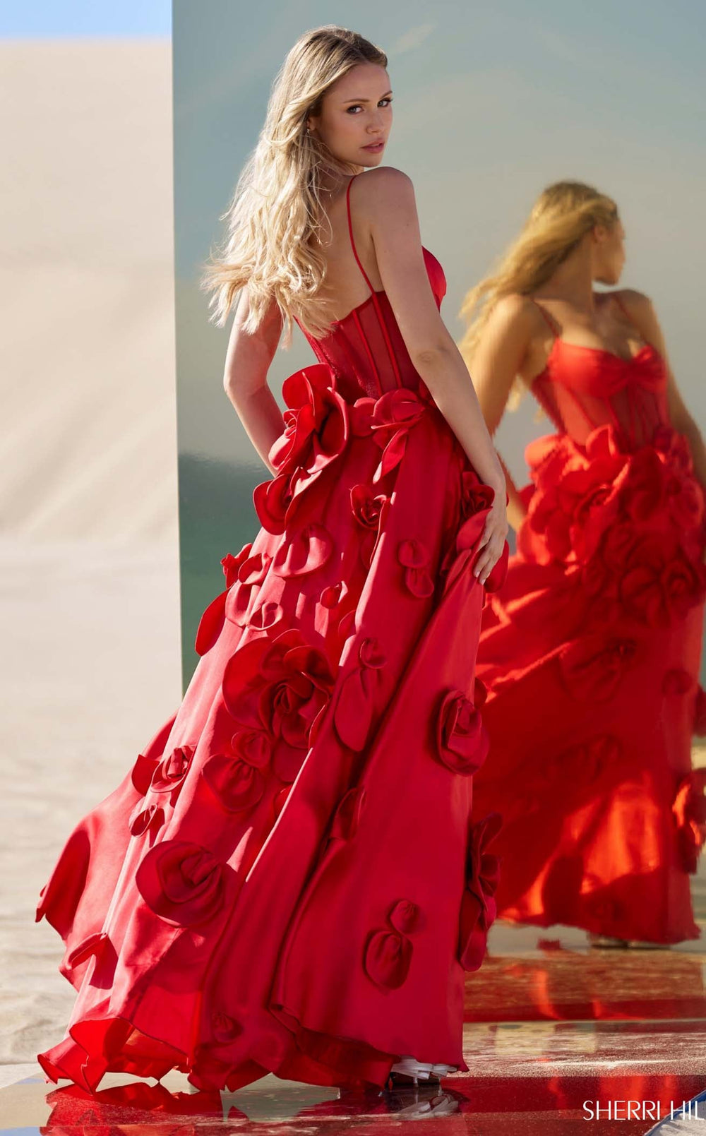 Exquisite Sherri Hill 56763 Dress detail view - VOLAKK