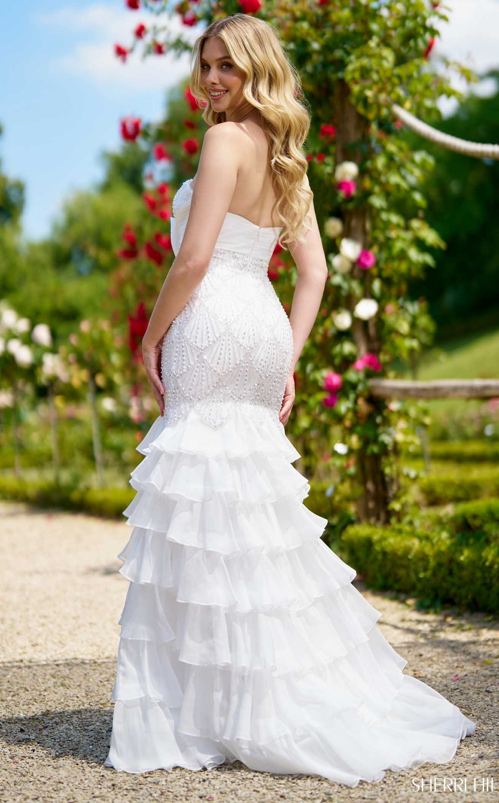 Exquisite Sherri Hill 56949 Dress detail view - VOLAKK