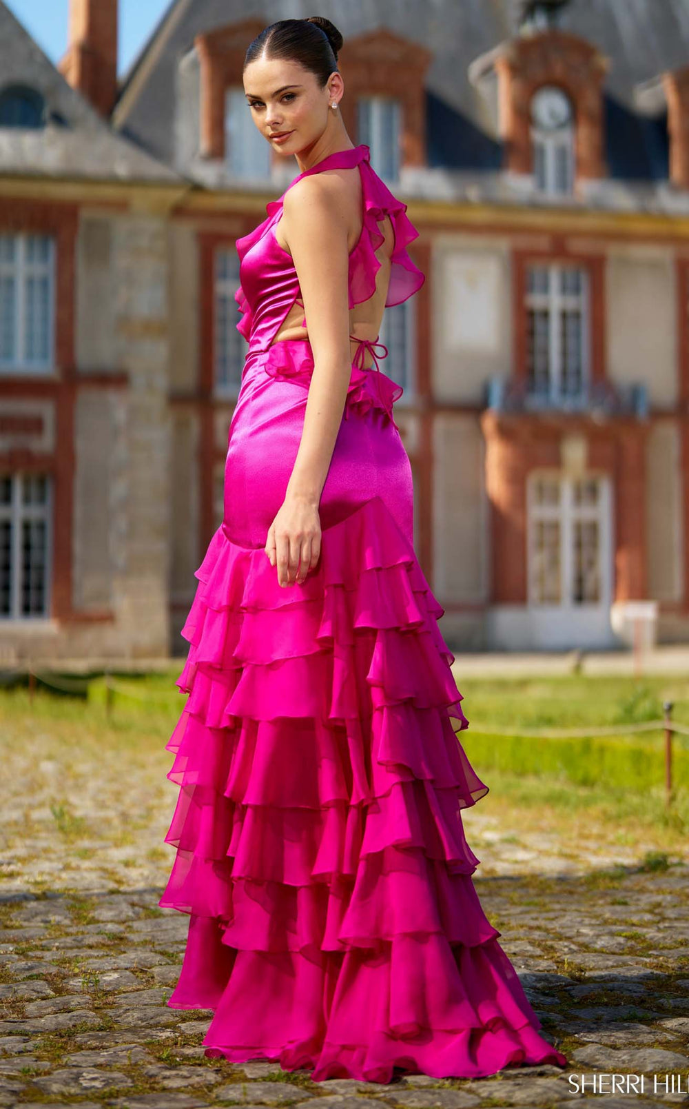 Exquisite Sherri Hill 56974 Dress detail view - VOLAKK