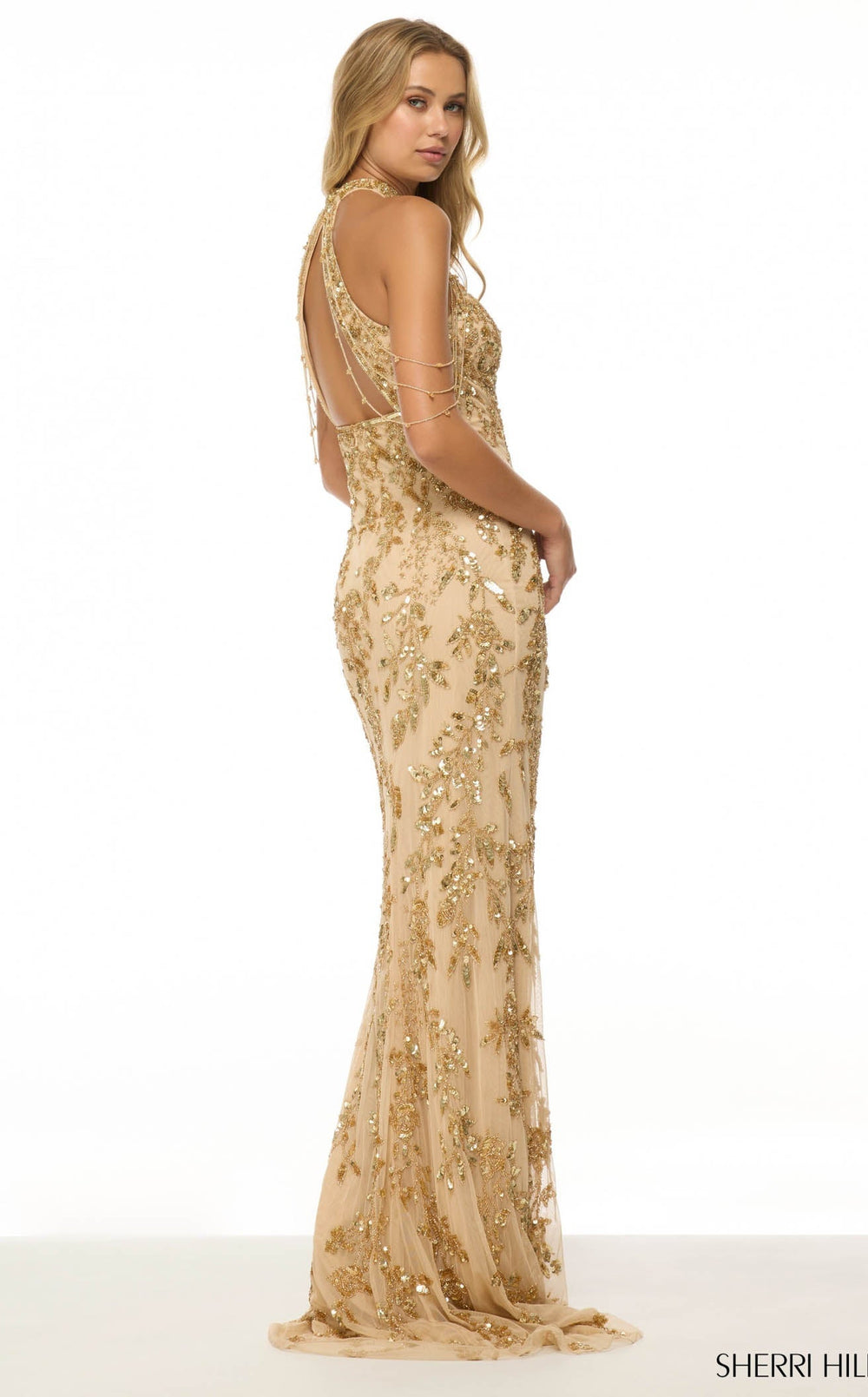 Exquisite Sherri Hill 57021 Dress detail view - VOLAKK