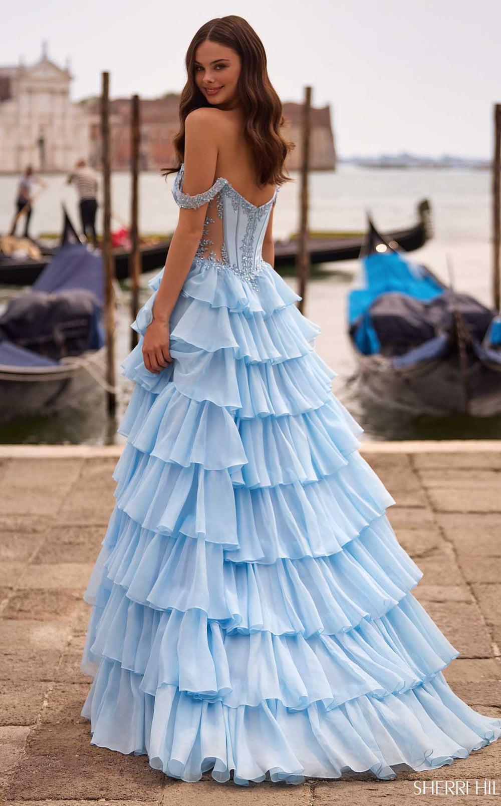 Exquisite Sherri Hill 57528 Dress detail view - VOLAKK