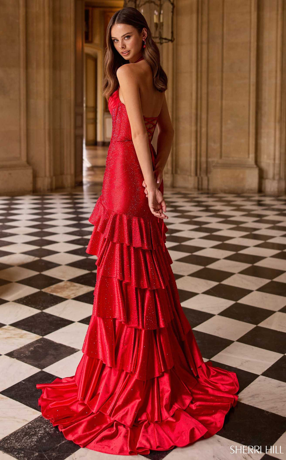 Exquisite Sherri Hill 57618 Dress detail view - VOLAKK