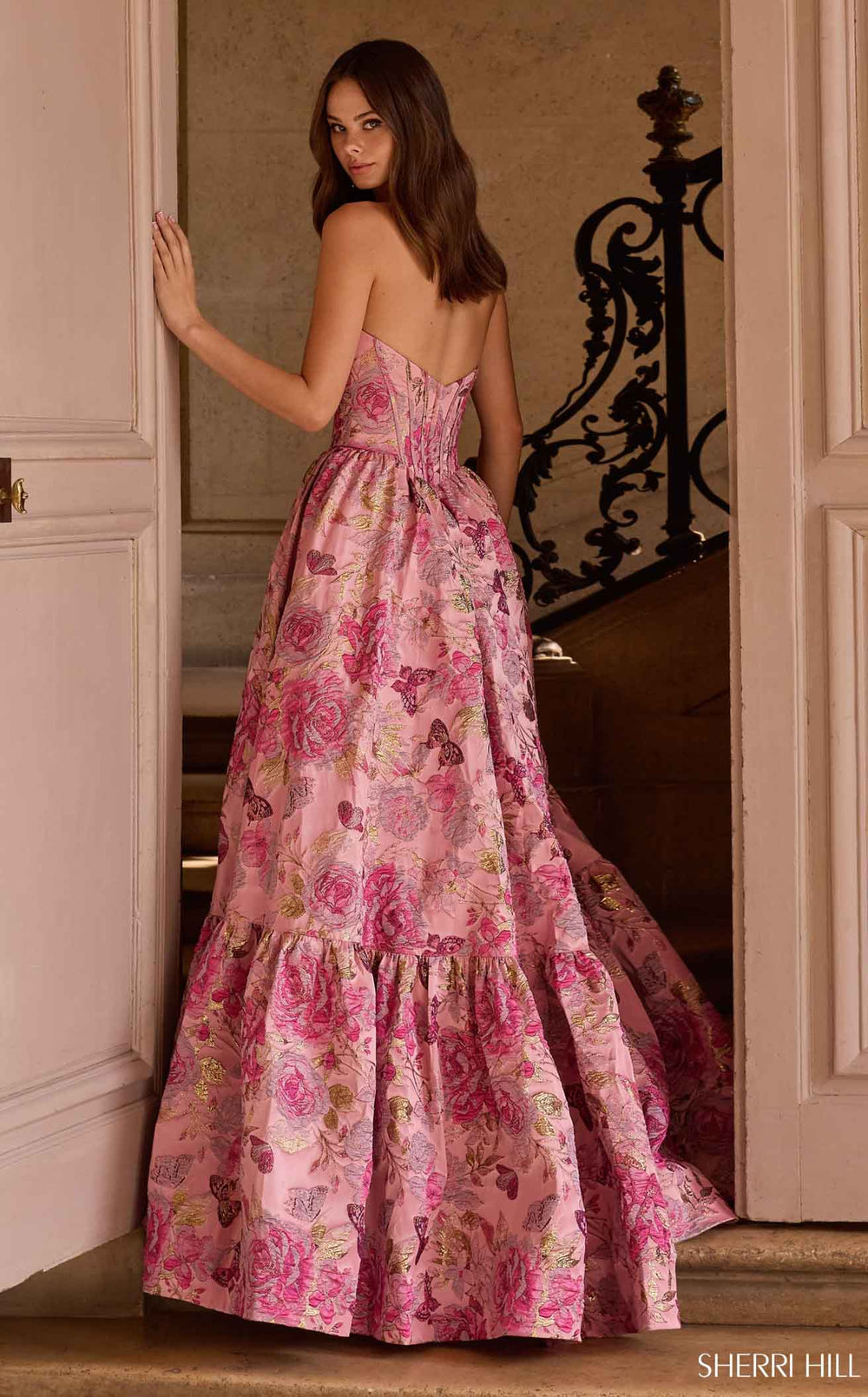Exquisite Sherri Hill 57754 Dress detail view - VOLAKK