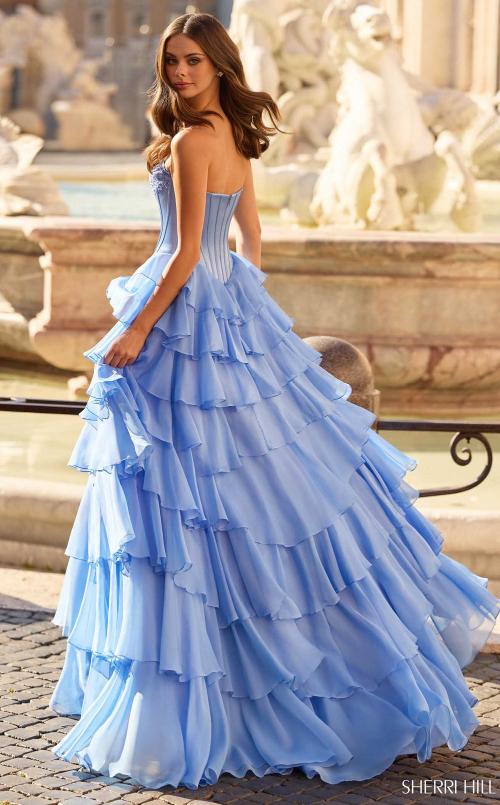 Exquisite Sherri Hill 57934 Dress detail view - VOLAKK