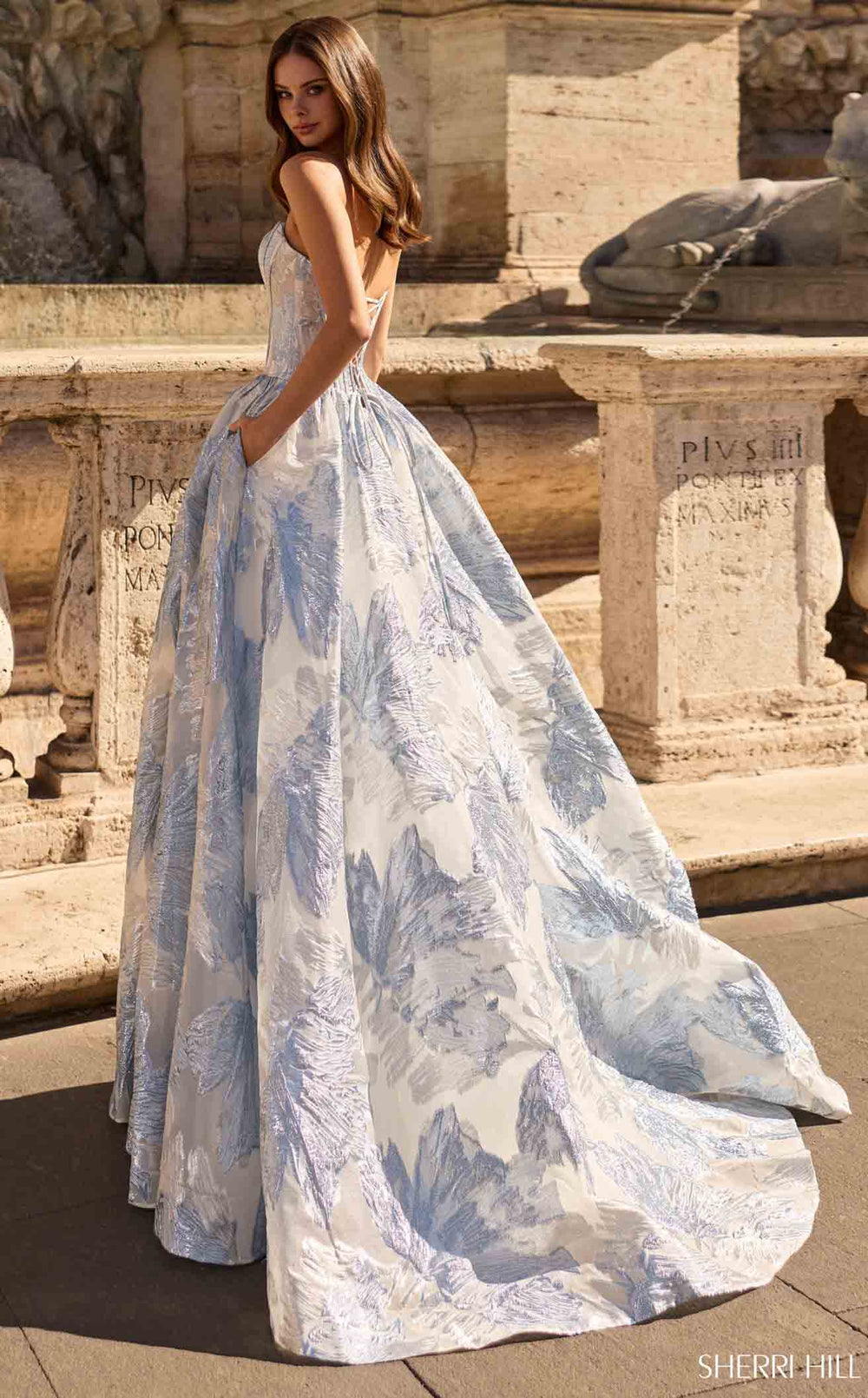 Exquisite Sherri Hill 57968 Dress detail view - VOLAKK