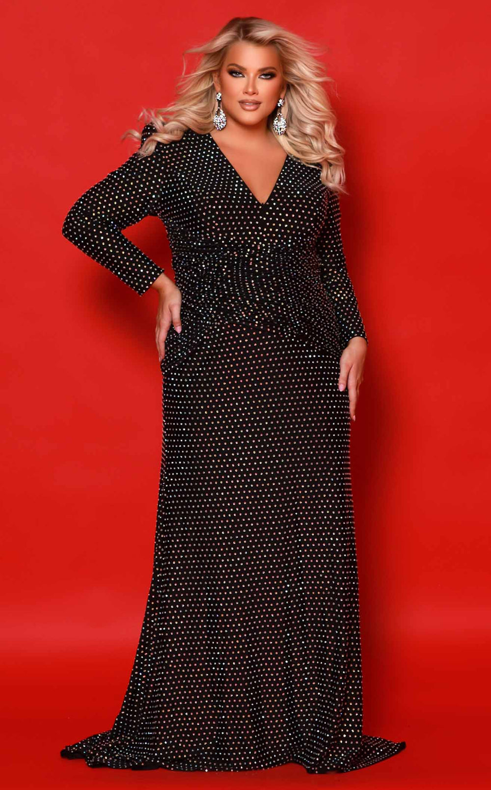 Exquisite Sydneys Closet JK2519 Dress detail view - VOLAKK
