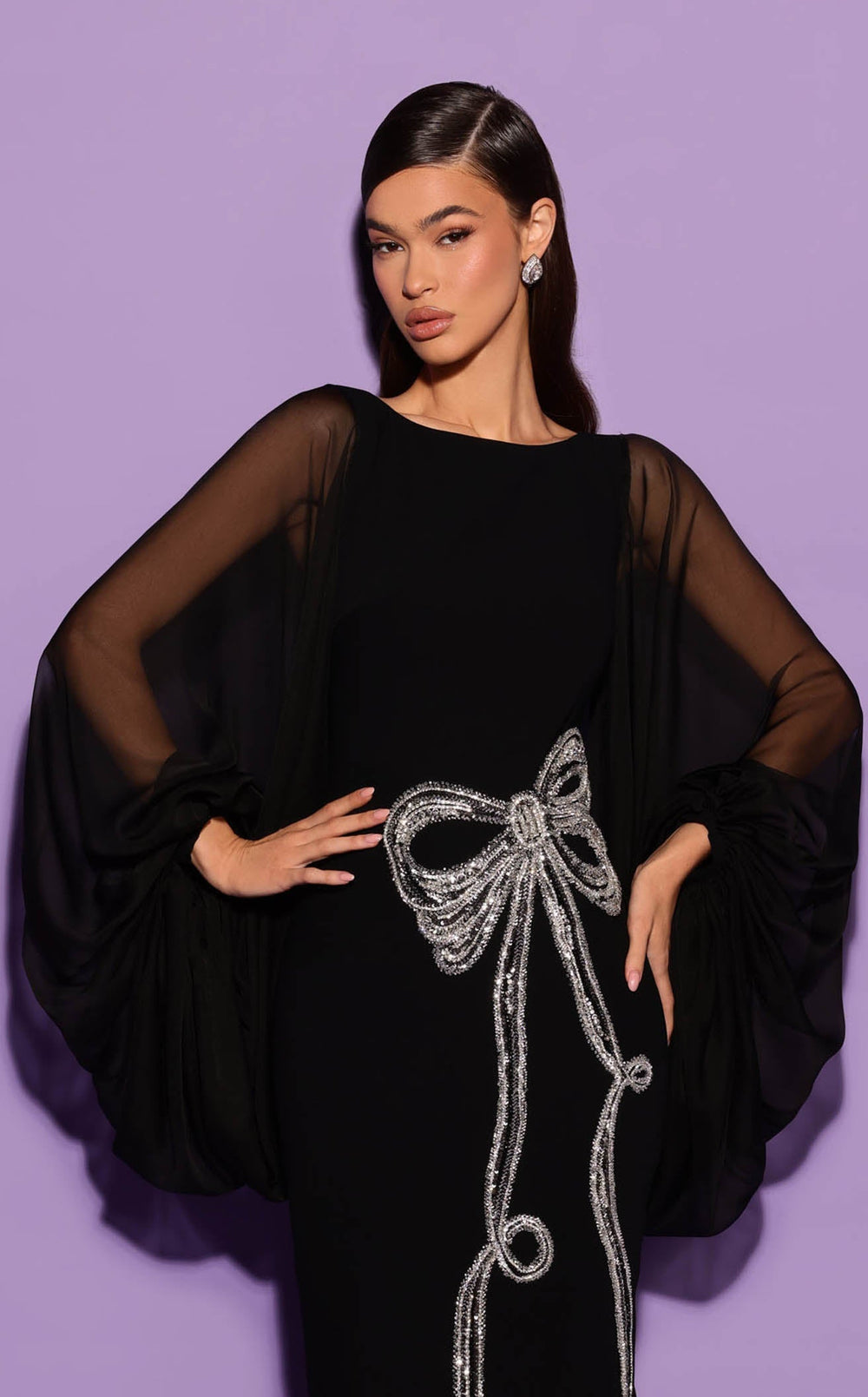 Tarik Ediz 98563 Dress details - VOLAKK