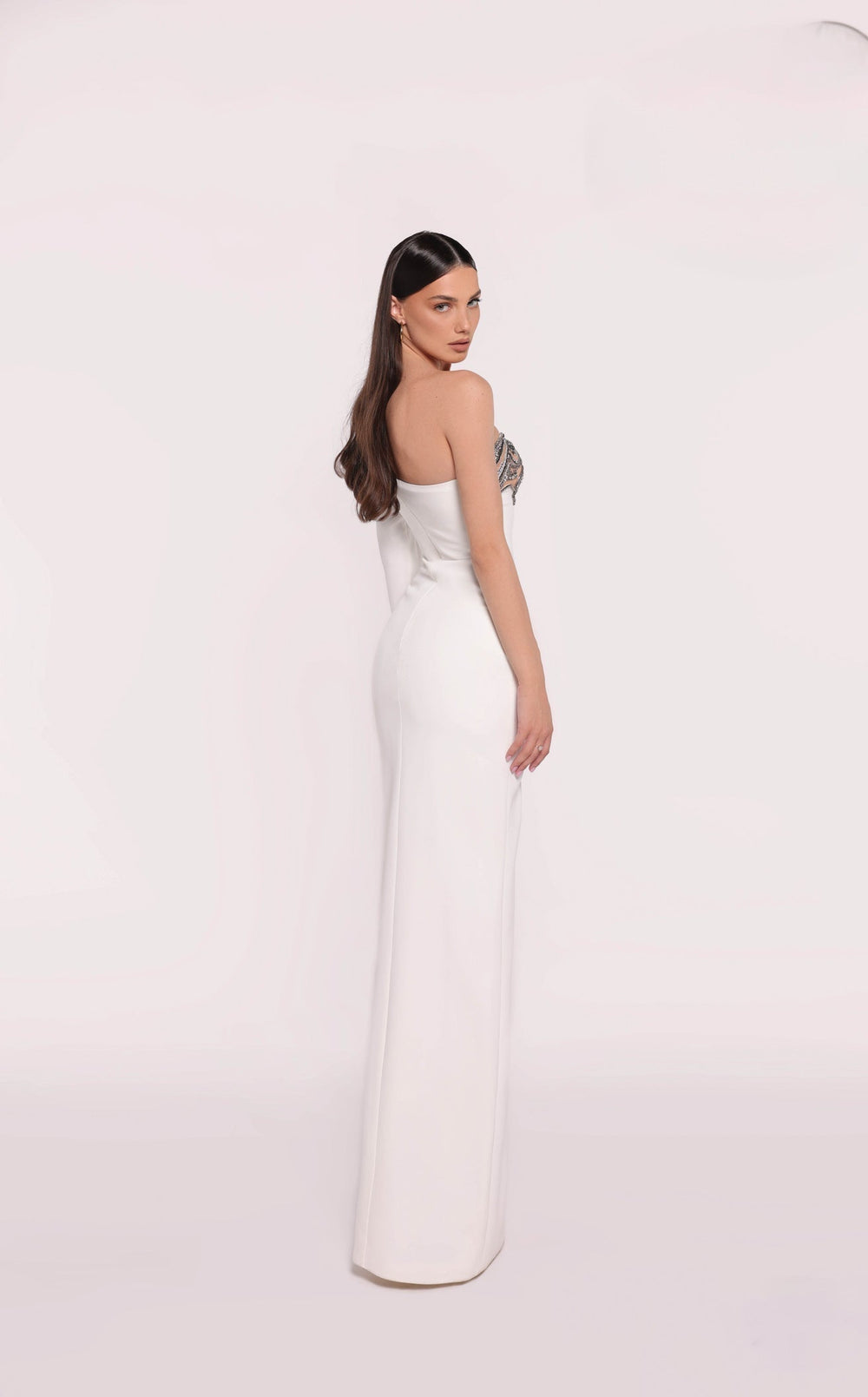 Exquisite Tarik Ediz 98713 Dress detail view - VOLAKK
