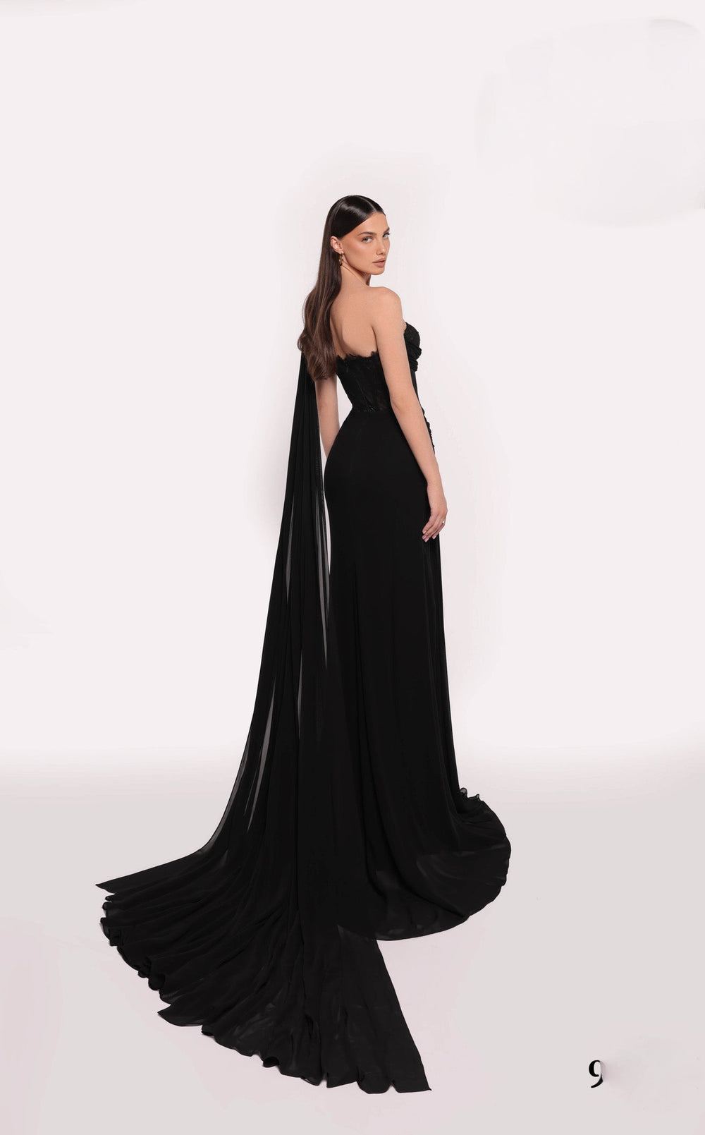 Tarik Ediz 98772 Dress details - VOLAKK