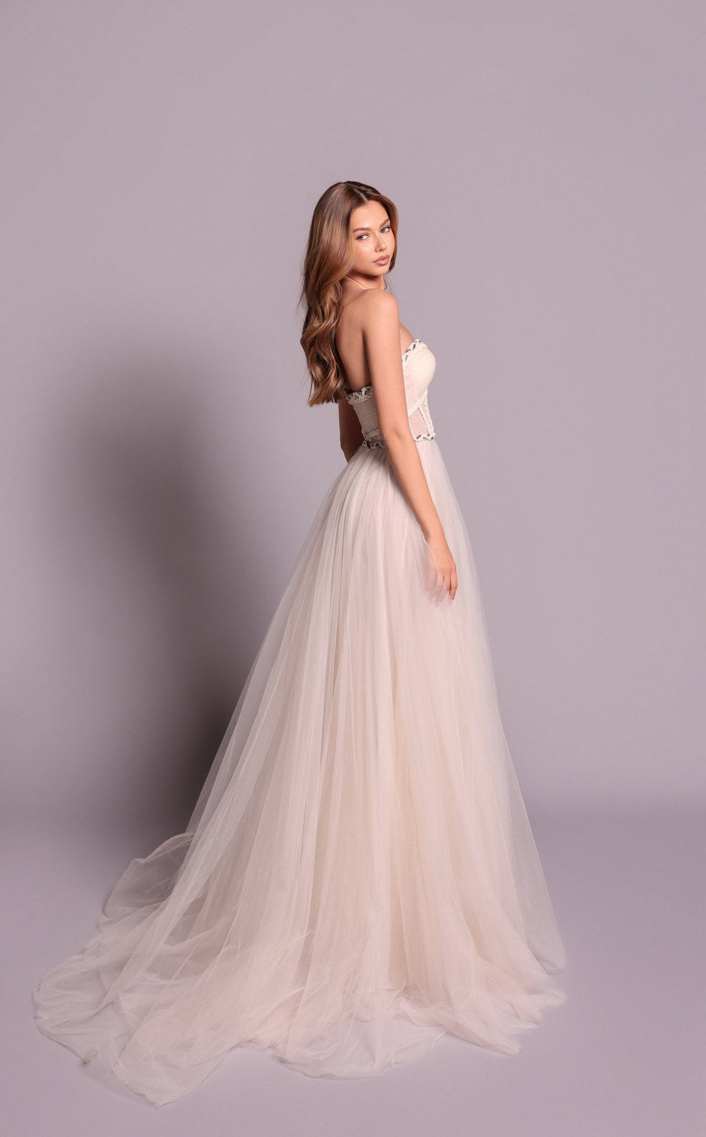 Exquisite Tarik Ediz 99090 Dress detail view - VOLAKK