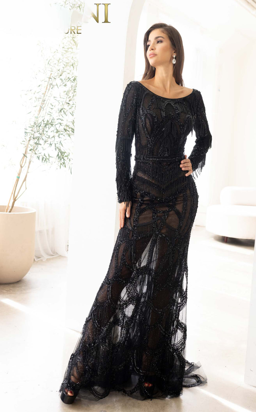 Terani 241GL2610 Dress details - VOLAKK