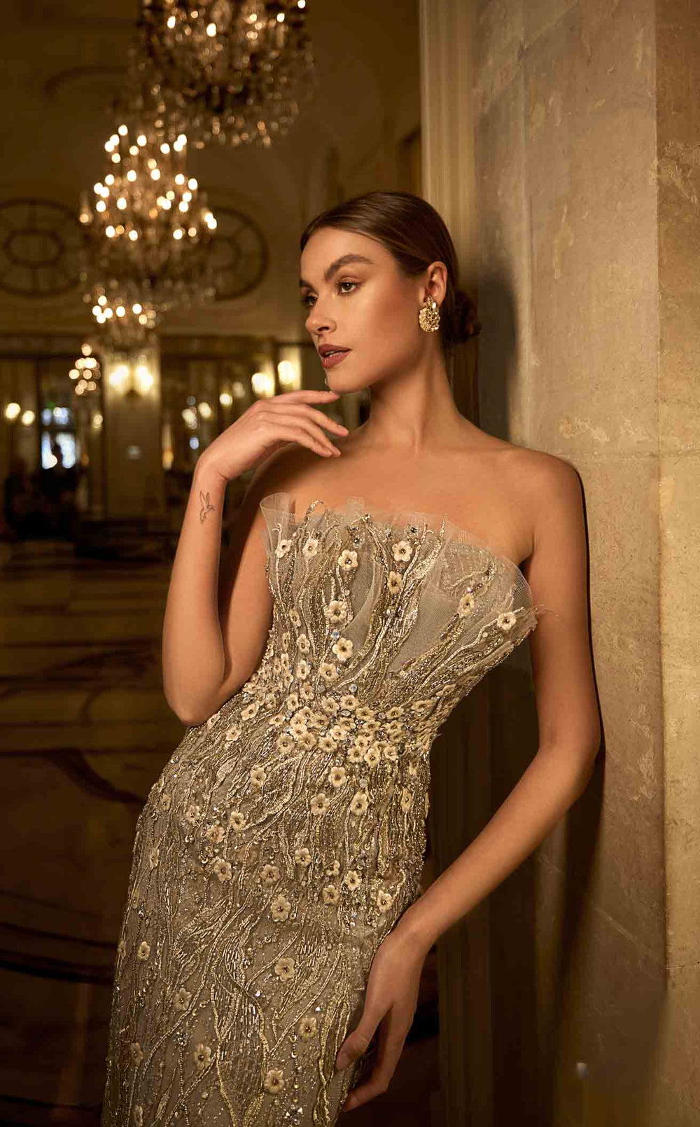 Terani 242GL3248 Dress details - VOLAKK