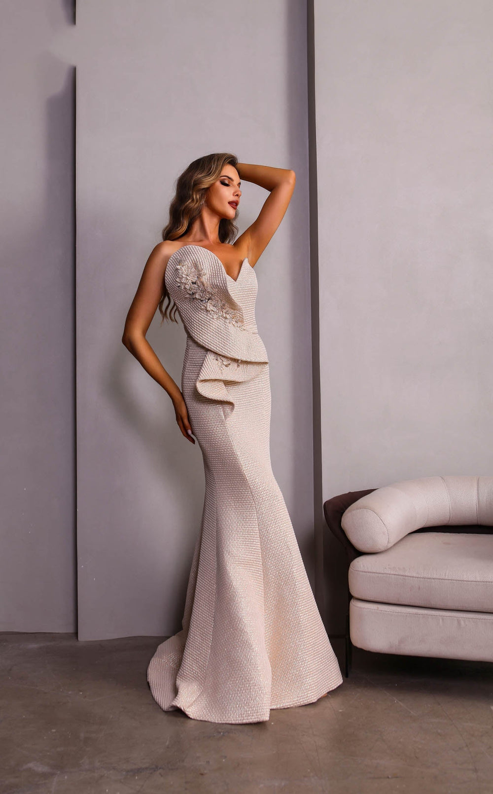 Exquisite Terani 251E4276 Dress detail view - VOLAKK