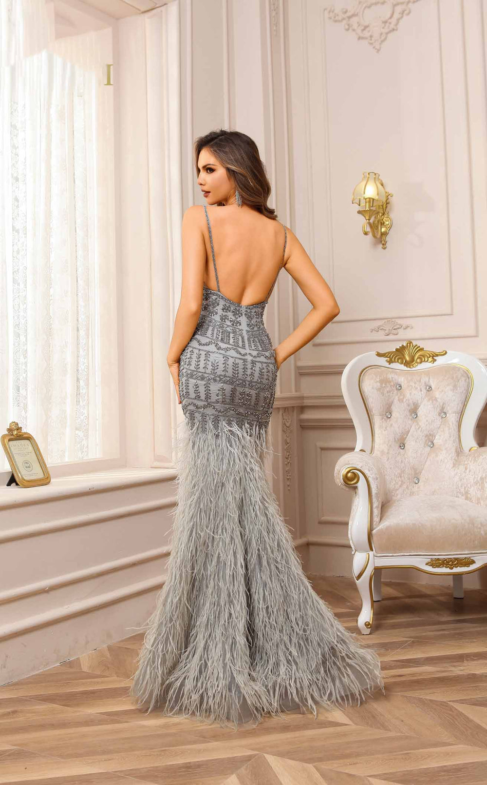 Exquisite Terani 251gl4199 Dress detail view - VOLAKK