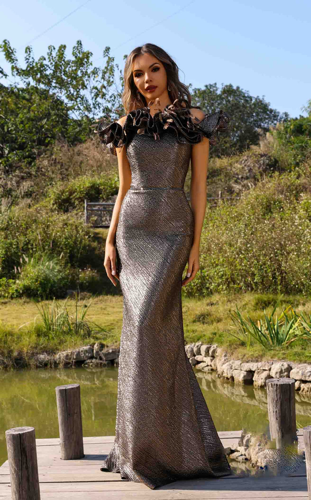 Terani 252E5156 Dress details - VOLAKK