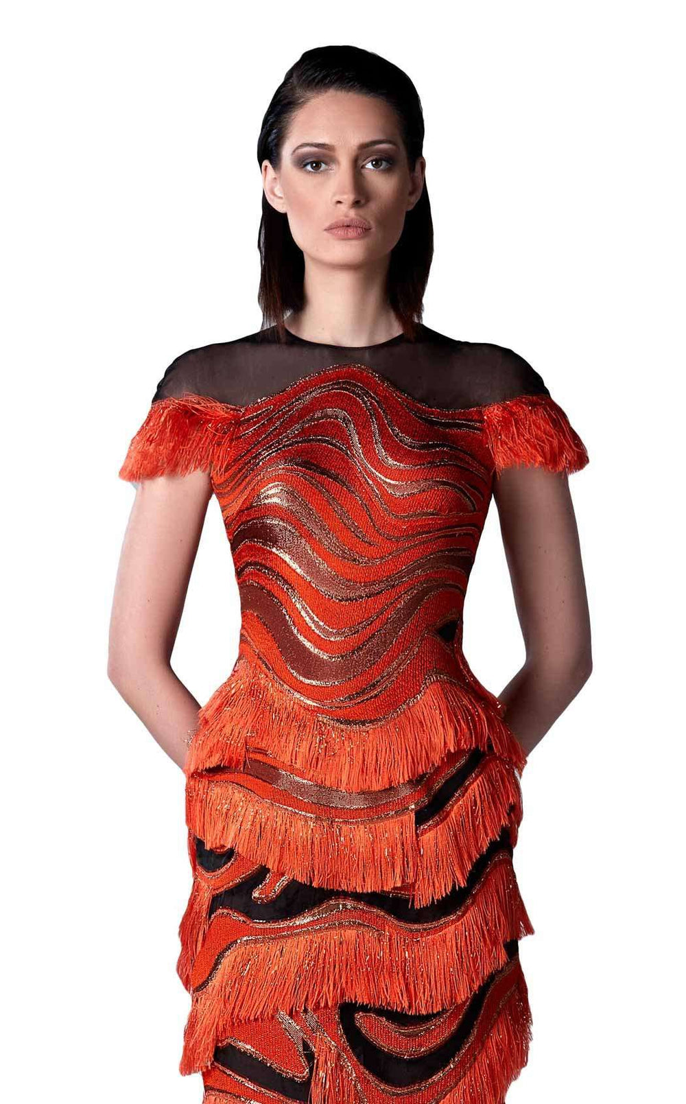 Edward Arsouni Couture FW0407 Dress details - VOLAKK