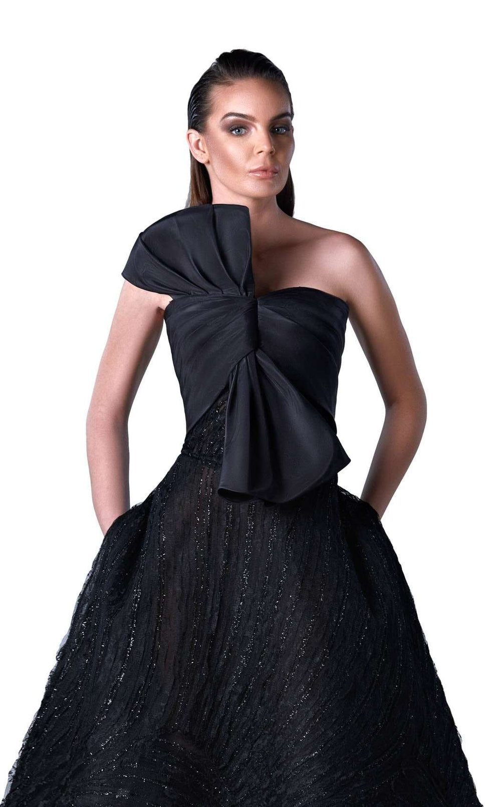 Edward Arsouni Couture FW0436 Dress details - VOLAKK